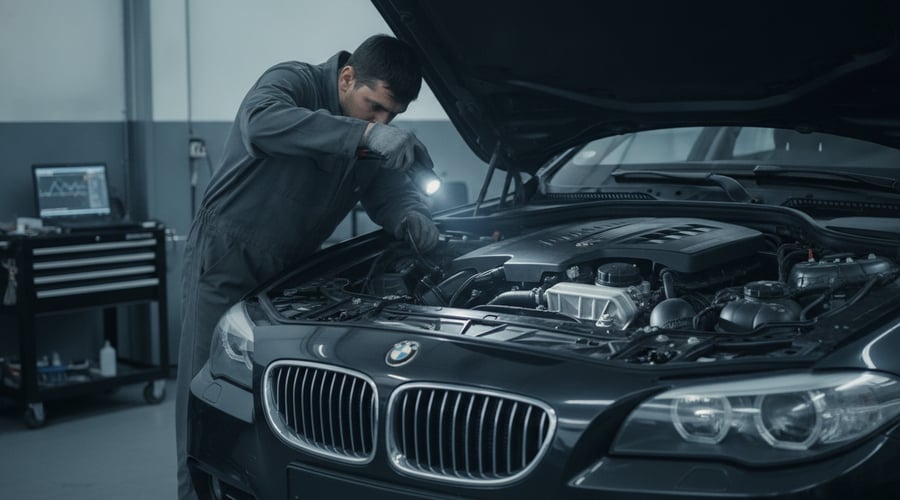M&F 車間收了一台 BMW 5系列:引擎室裡藏著什麼,讓我們決定不上架